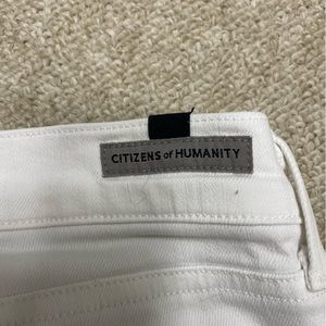 Citizens of Humanity white skinny jeans size 28